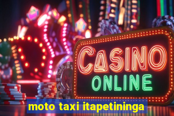 moto taxi itapetininga